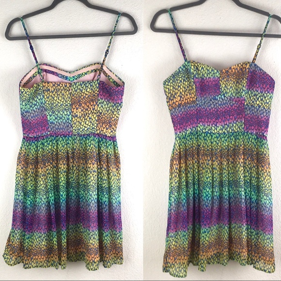 BB Dakota Neon Bustier Mermaid Dress - Picture 3 of 8